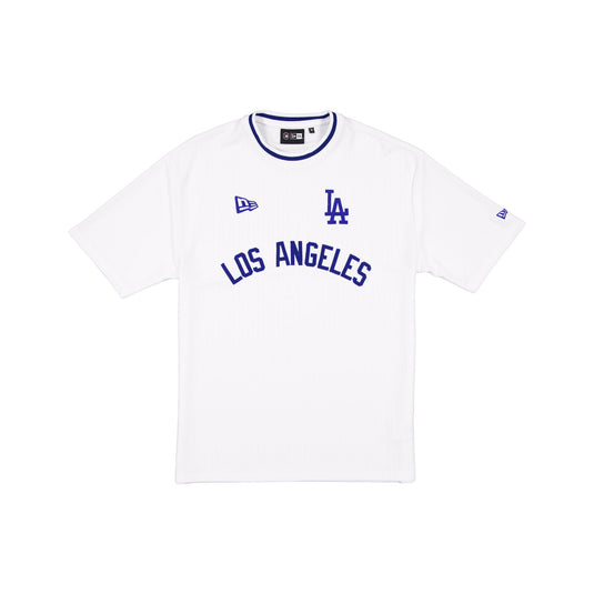 Los Angeles Dodgers Premium White Ribbed T-Shirt - New Era Cap