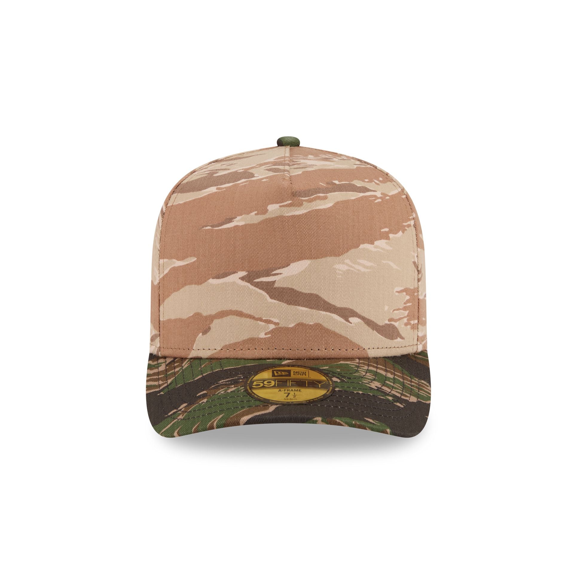 New Era Cap Silver Tier Three Looms Camo 59FIFTY A-Frame Fitted Hat
