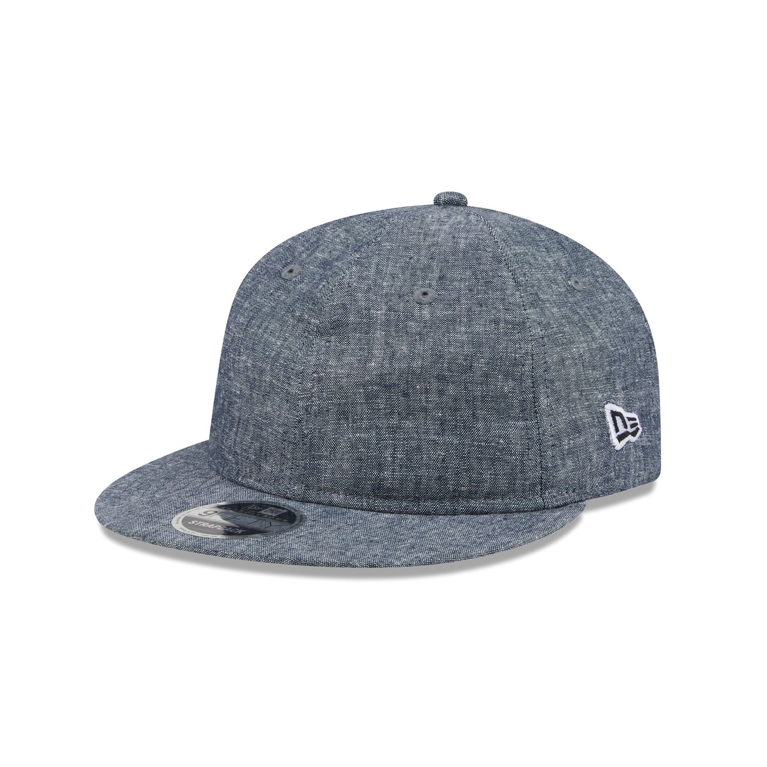 New Era Cap Silver Tier Washed Linen Retro Crown 9FIFTY Adjustable Hat