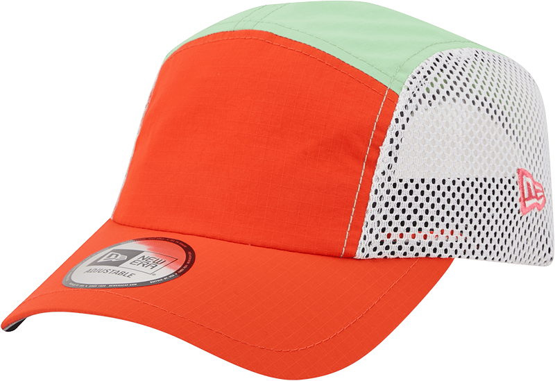 New Era Cap Black Platinum Tier Nylon Mesh Runner Adjustable Hat