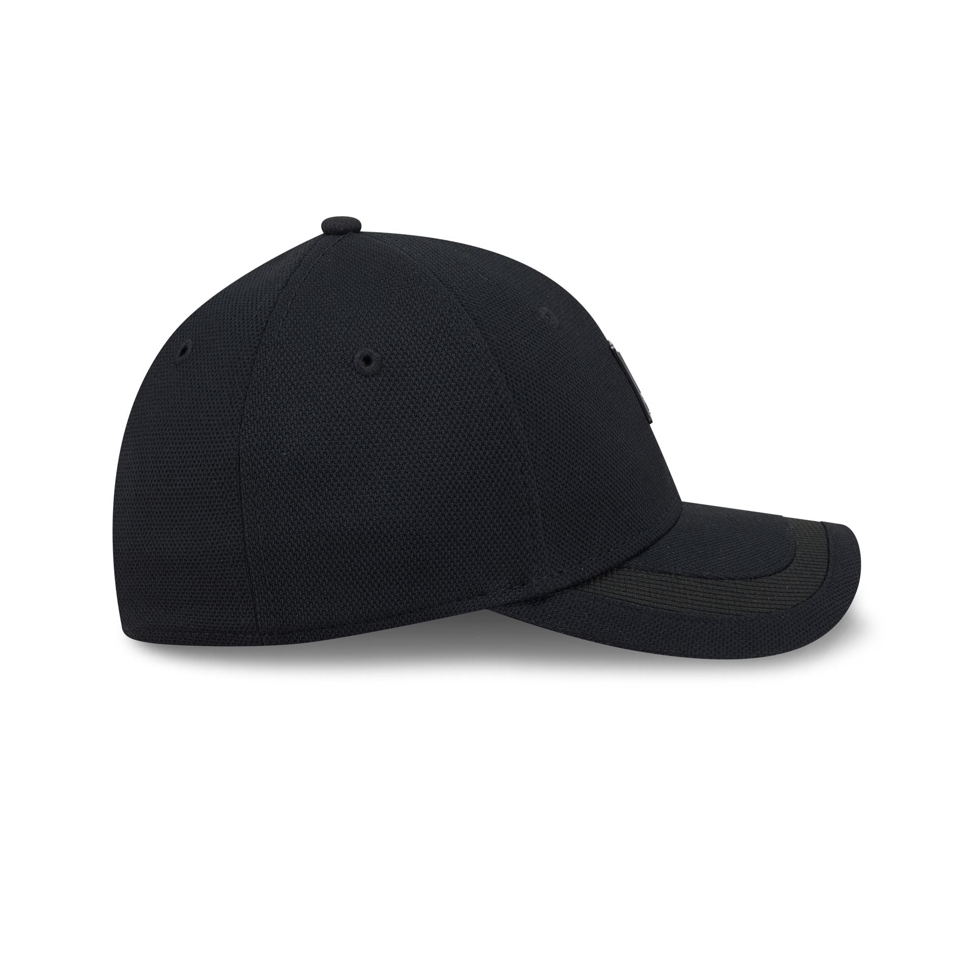 New Era Cap Black Cotton 39THIRTY M-Crown Stretch Fit Hat