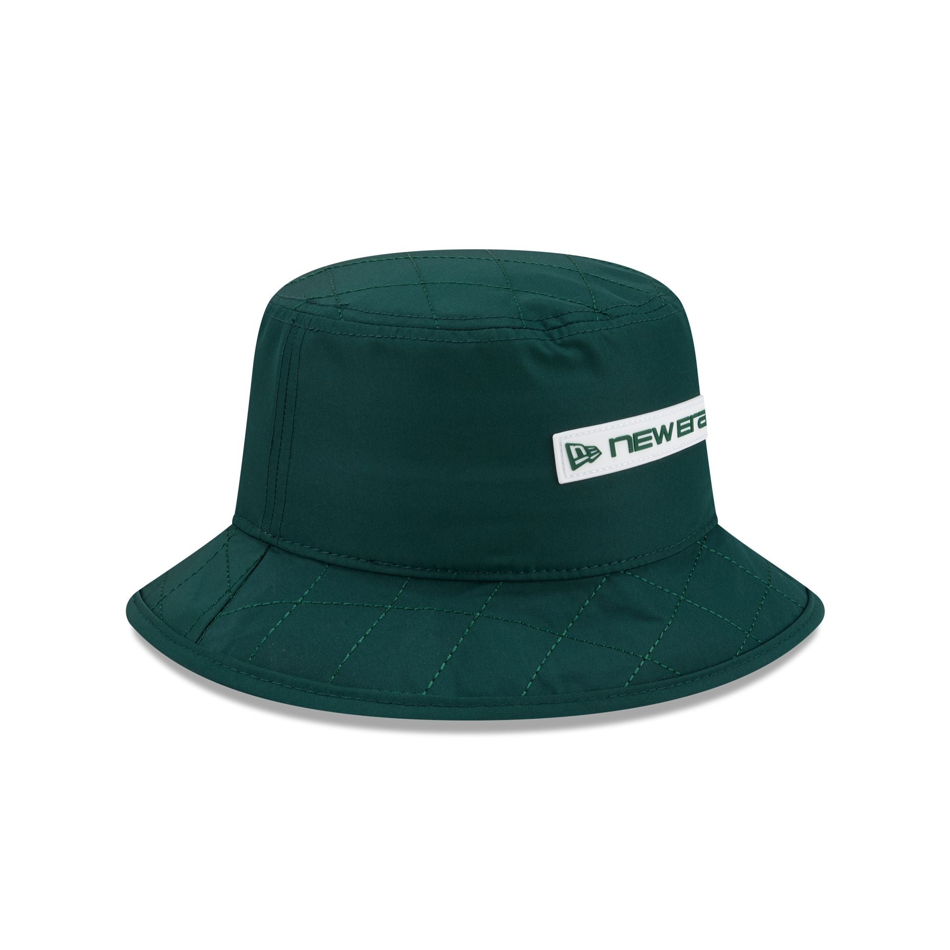 New Era Cap Green Quilted Bucket Hat