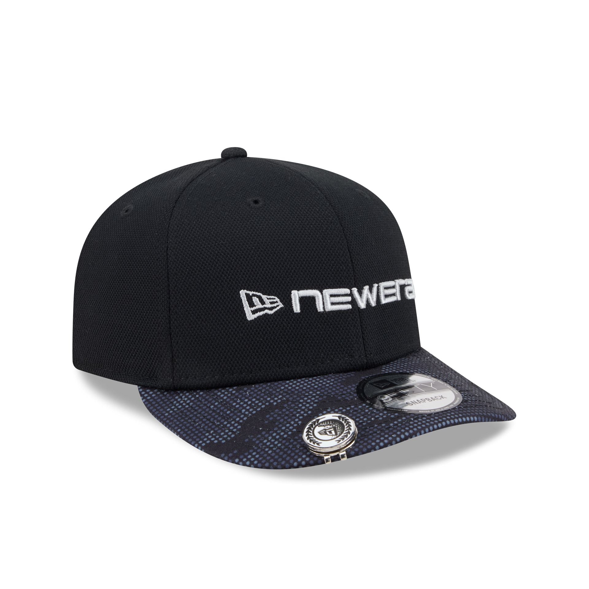 New Era Cap Digi Camo Visor Black 9FIFTY Snapback Hat