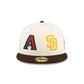 MLB 2026 MLB World Tour Mexico City Series Arizona Diamondbacks vs. San Diego Padres All Over 59FIFTY Fitted Hat