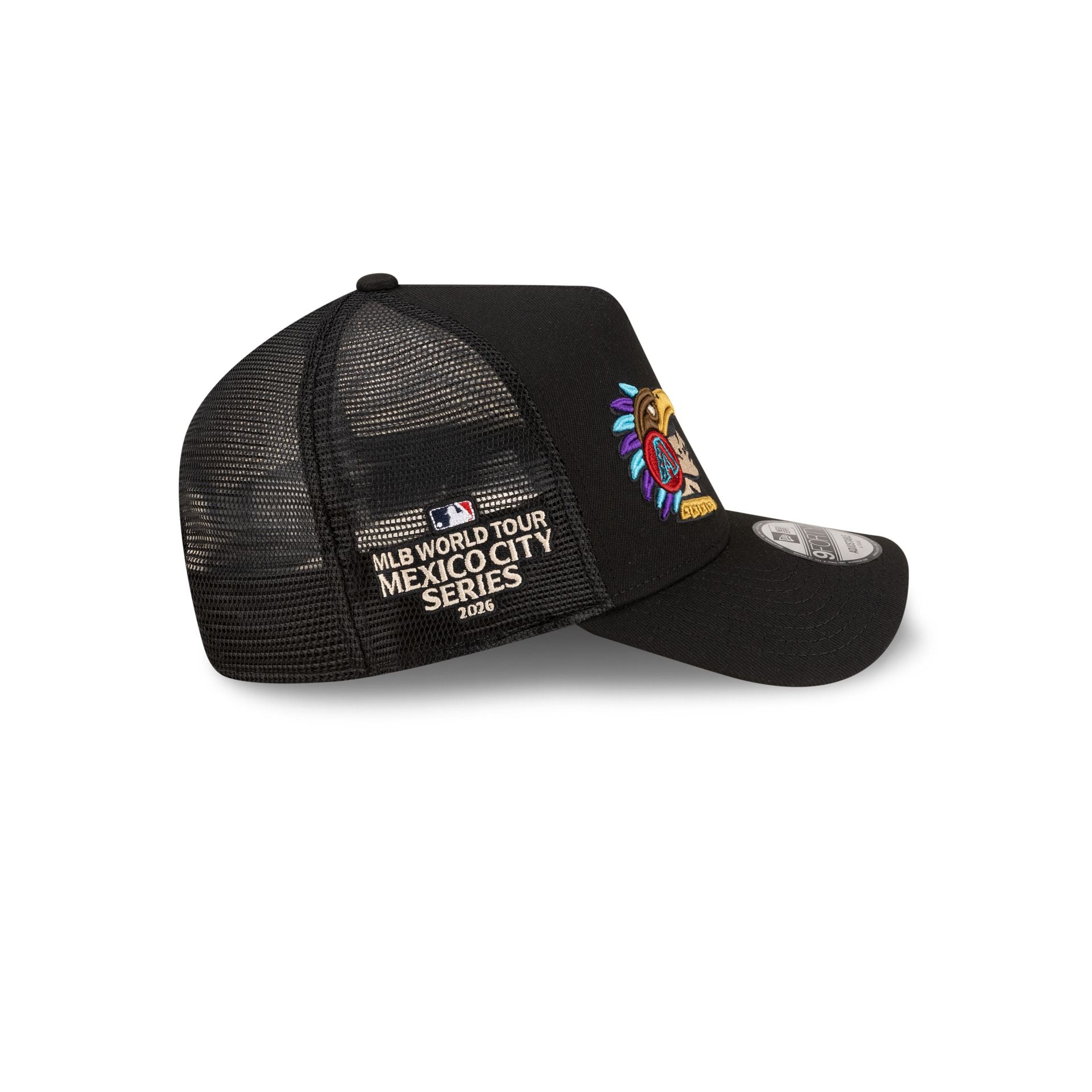 MLB 2026 MLB World Tour Mexico City Series Arizona Diamondbacks vs. San Diego Padres Black 9FORTY A-Frame Snapback Hat
