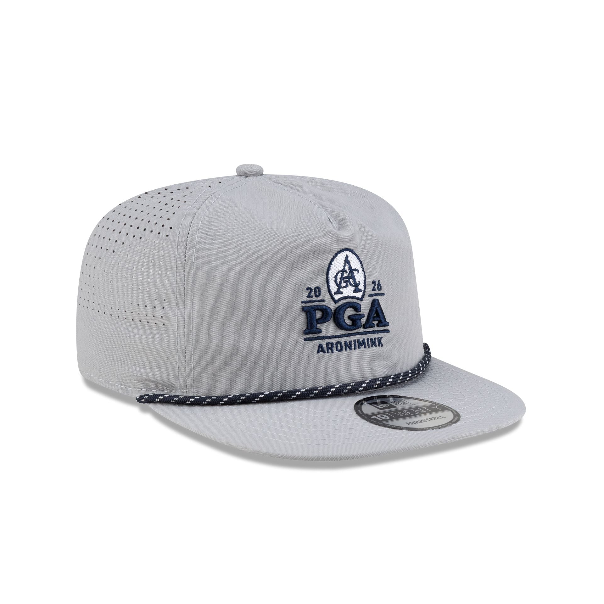2026 PGA Championship Aronimink Performance Gray 19TWENTY Adjustable Hat