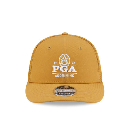 2026 PGA Championship Aronimink Ochre Low Profile 9FIFTY Trucker Hat