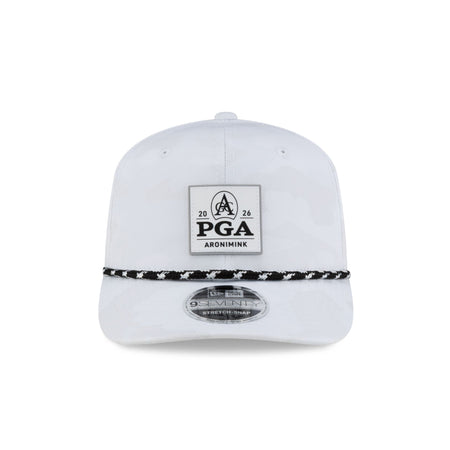 2026 PGA Championship Aronimink Black Camo 9SEVENTY Stretch-Snap Hat