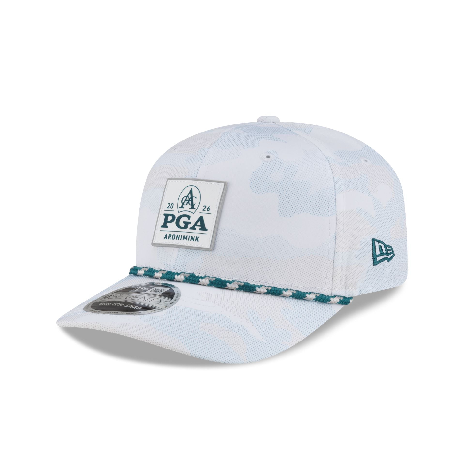 2026 PGA Championship Aronimink Green Camo 9SEVENTY Stretch-Snap Hat