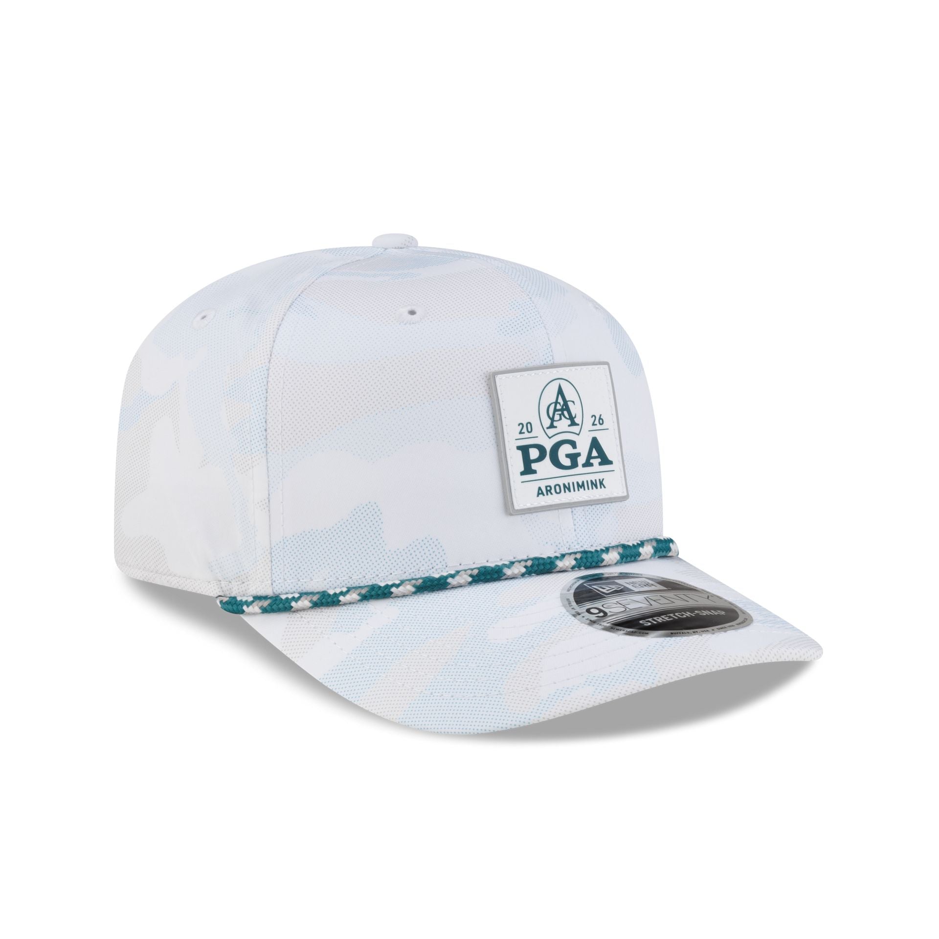 2026 PGA Championship Aronimink Green Camo 9SEVENTY Stretch-Snap Hat