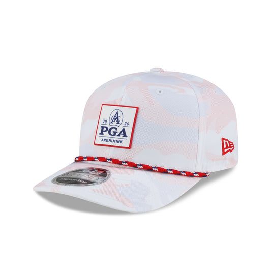 2026 PGA Championship Aronimink Scarlet Camo 9SEVENTY Stretch-Snap Hat - New Era Cap