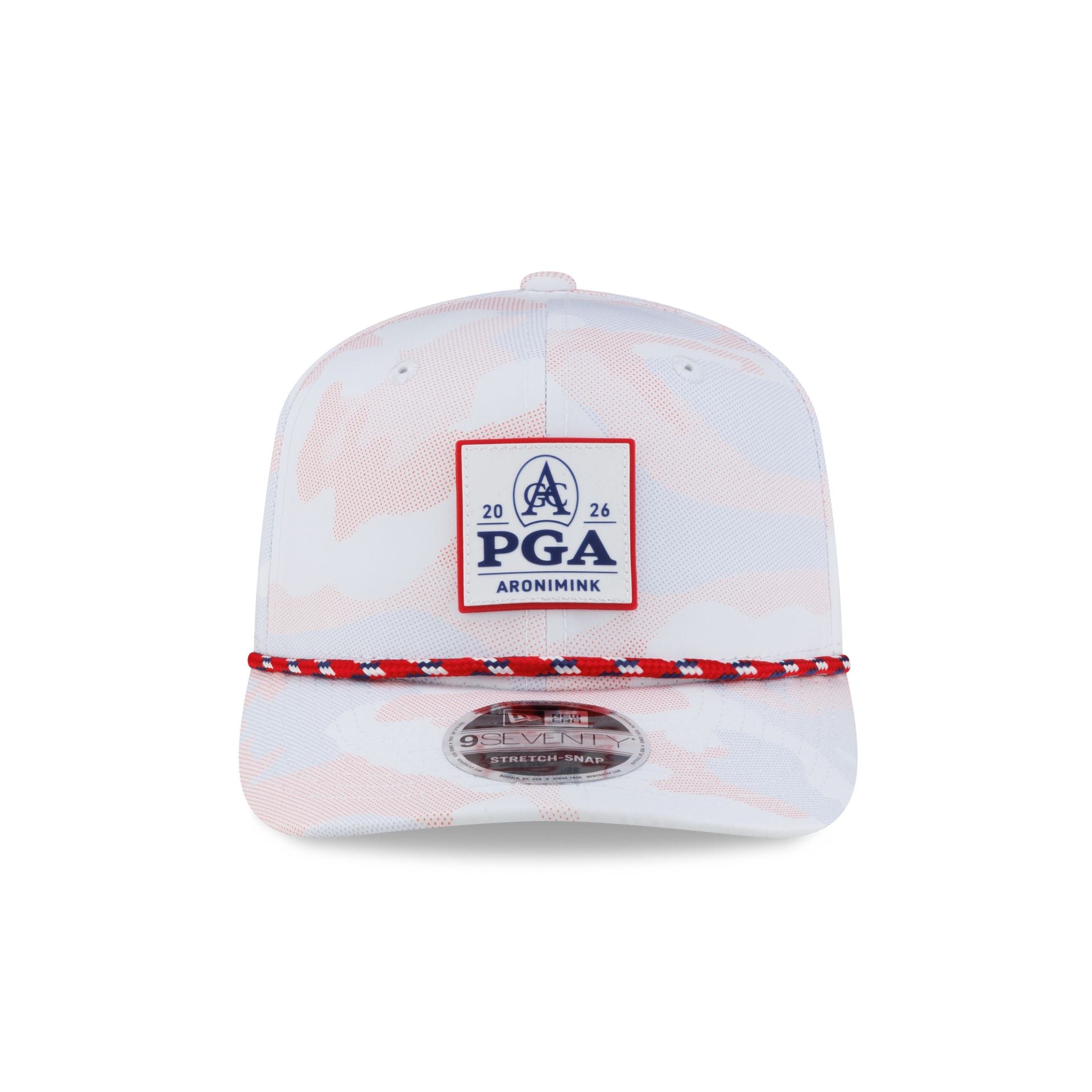 2026 PGA Championship Aronimink Scarlet Camo 9SEVENTY Stretch-Snap Hat