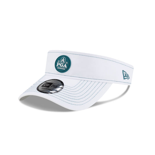 2026 PGA Championship Aronimink White Visor Adjustable Hat - New Era Cap