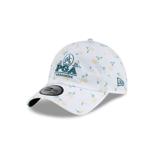 2026 PGA Championship Aronimink Yellow Floral Women's Casual Classic Adjustable Hat - New Era Cap
