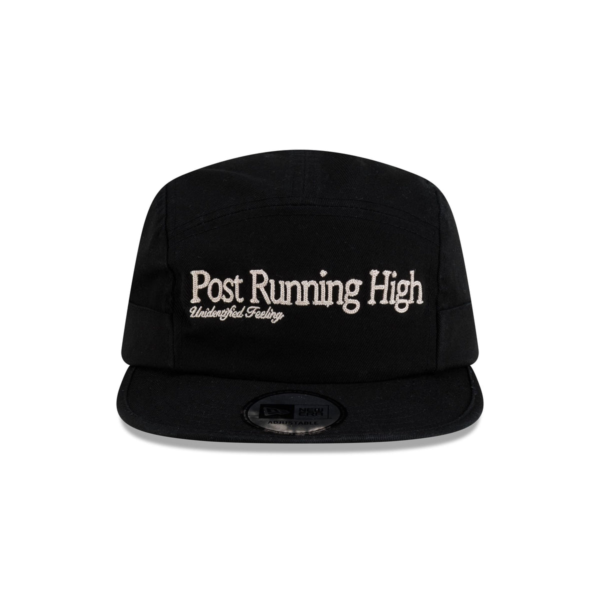 Hermanos Koumori Post Running High Script Black Camper Adjustable Hat