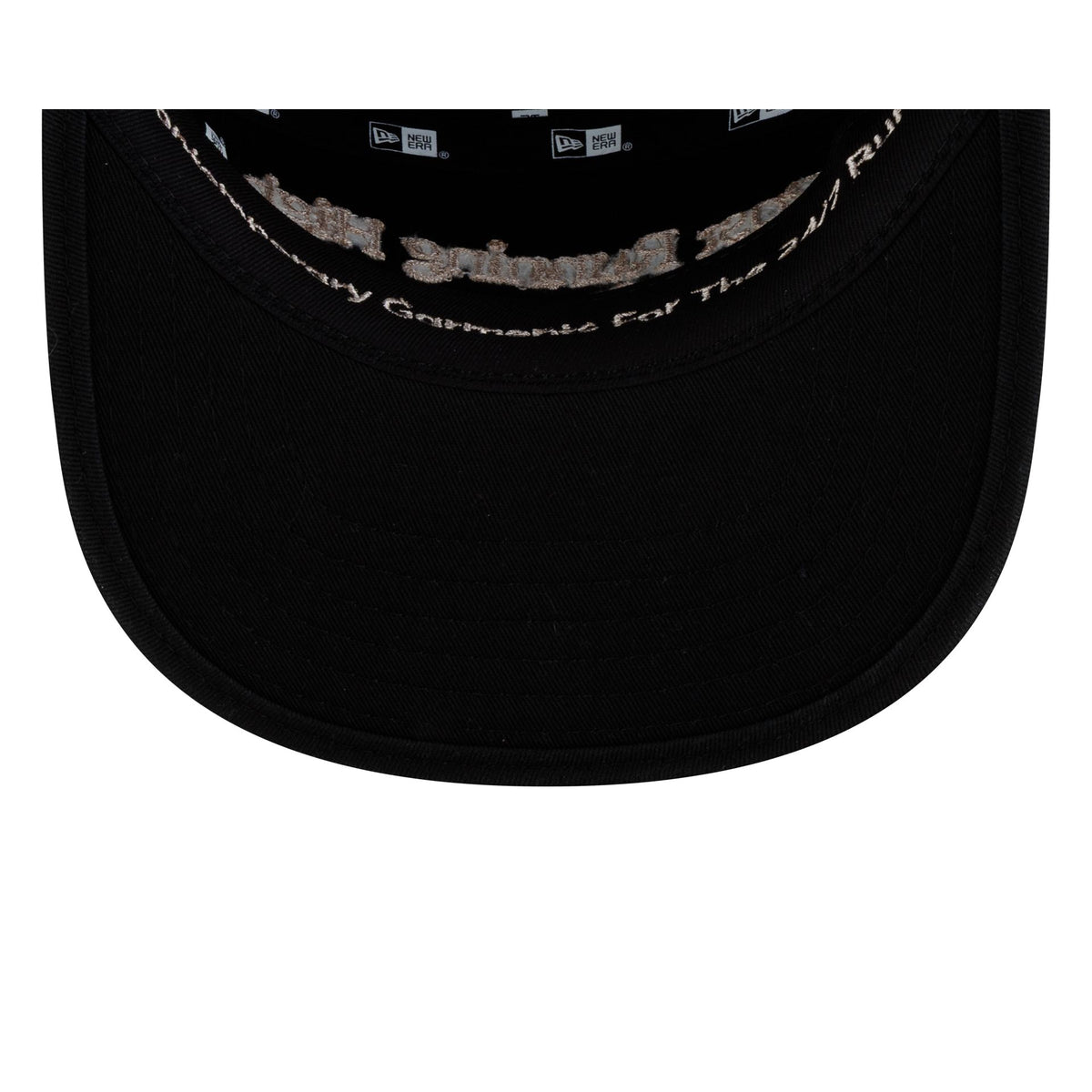 Hermanos Koumori Post Running High Script Black Camper Adjustable Hat