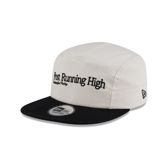 Hermanos Koumori Post Running High Script Stone Camper Adjustable Hat