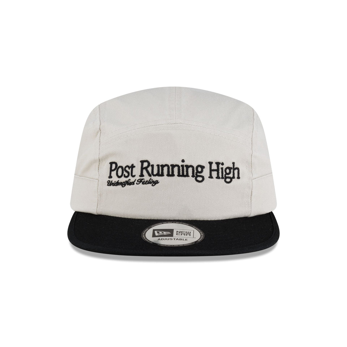 Hermanos Koumori Post Running High Script Stone Camper Adjustable Hat