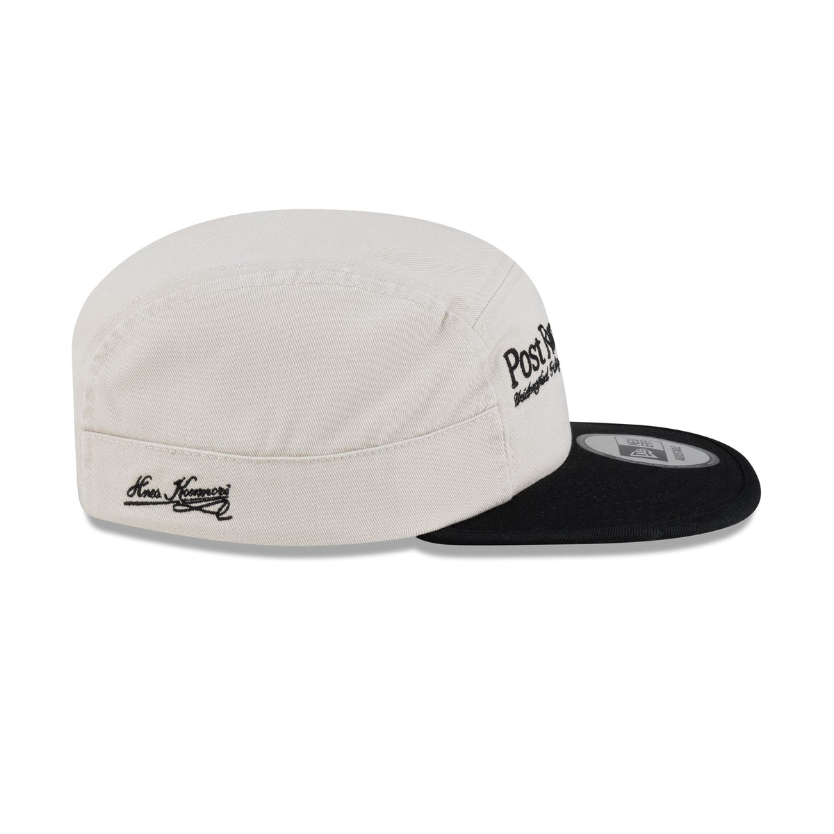 Hermanos Koumori Post Running High Script Stone Camper Adjustable Hat