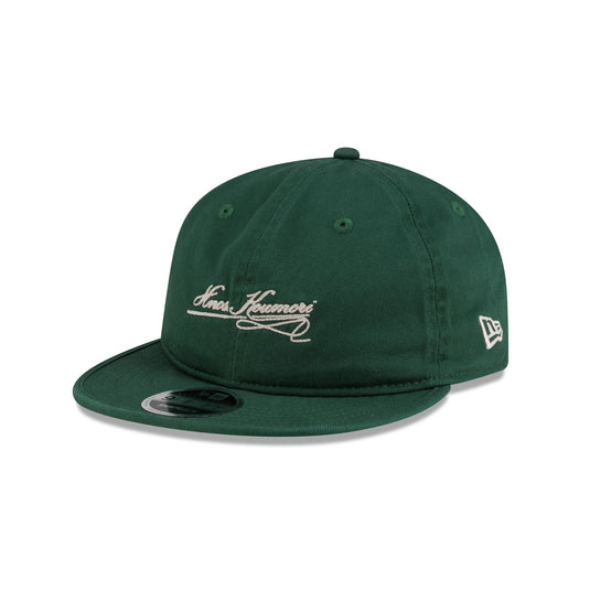 Hermanos Koumori Post Running High Script Green Retro Crown 9FIFTY Adjustable Hat - New Era Cap