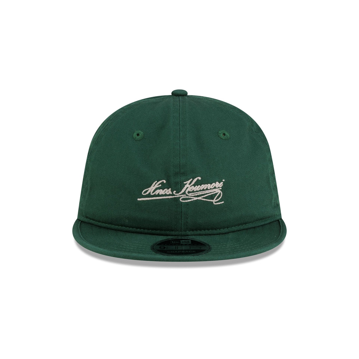 Hermanos Koumori Post Running High Script Green Retro Crown 9FIFTY Adjustable Hat