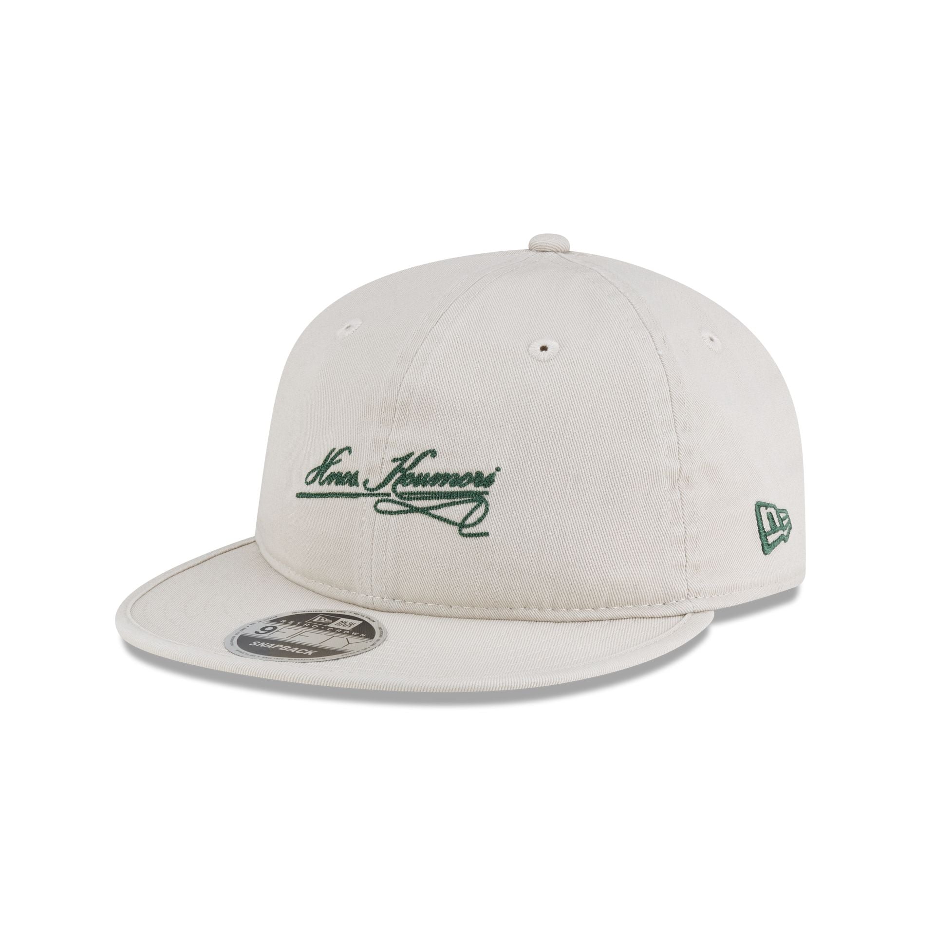 Hermanos Koumori Post Running High Script Stone Retro Crown 9FIFTY Adjustable Hat