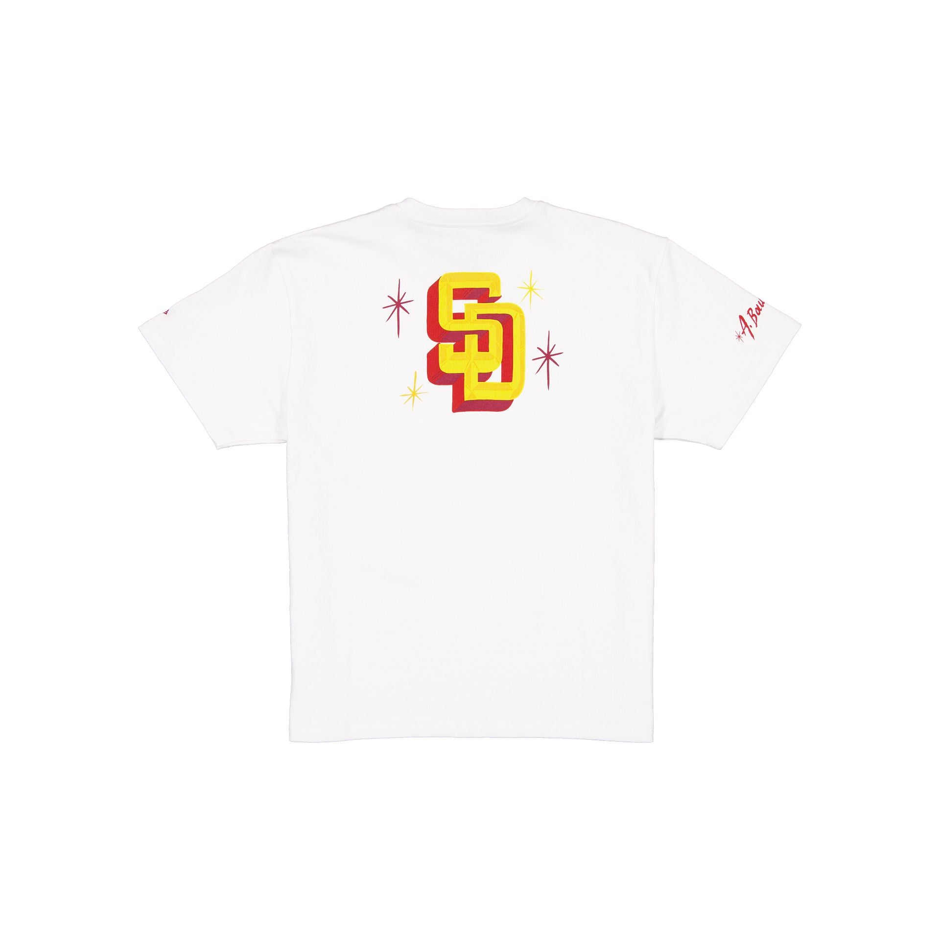 Rótulos Bautista x San Diego Padres White T-Shirt