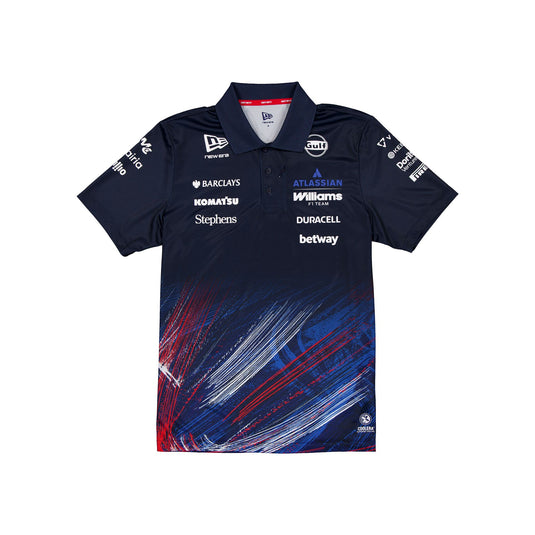 2026 Silverstone Race Special Atlassian Williams F1 Team Tech Polo - New Era Cap