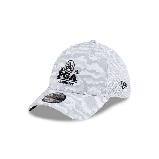 2026 PGA Championship Aronimink Neo Gray Camo 39THIRTY Stretch Fit Hat - New Era Cap
