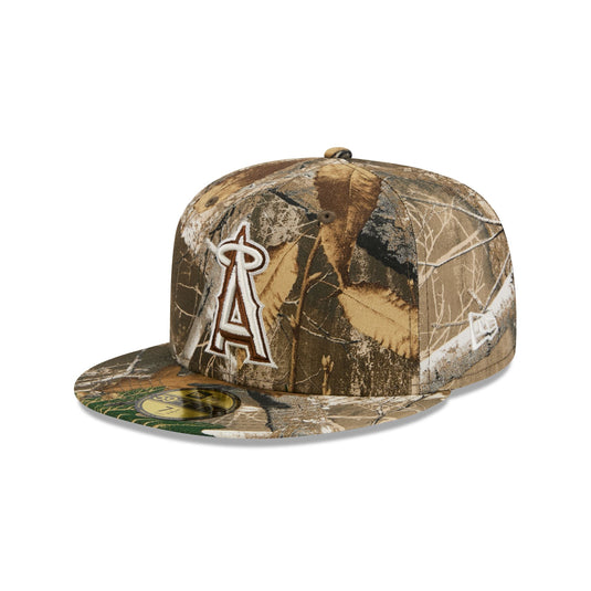 Los Angeles Angels Realtree Basic 59FIFTY Fitted Hat - New Era Cap