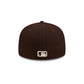 Atlanta Braves Brown Basic 59FIFTY Fitted Hat