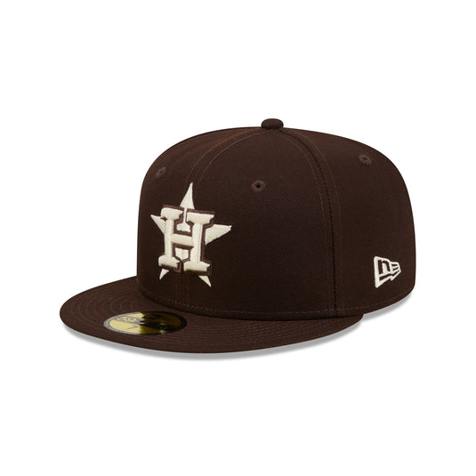 Houston Astros Brown Basic 59FIFTY Fitted Hat - New Era Cap