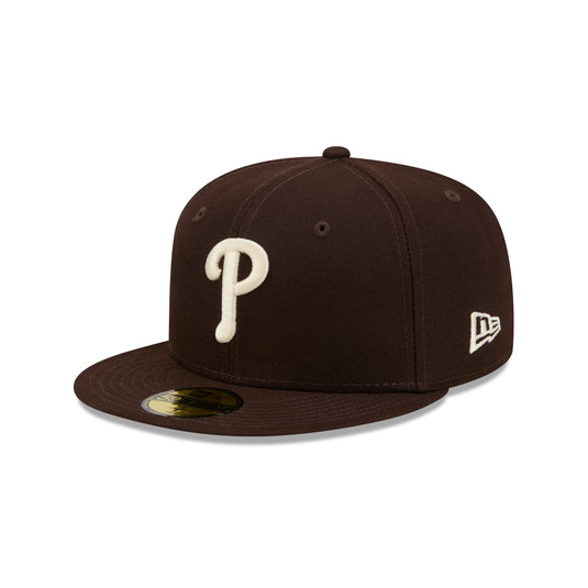 Philadelphia Phillies Brown Basic 59FIFTY Fitted Hat - New Era Cap
