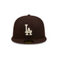 Los Angeles Dodgers Brown Basic 59FIFTY Fitted Hat