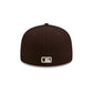 Los Angeles Dodgers Brown Basic 59FIFTY Fitted Hat