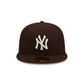 New York Yankees Brown Basic 59FIFTY Fitted Hat