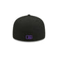 Colorado Rockies Black Basic 59FIFTY Fitted Hat