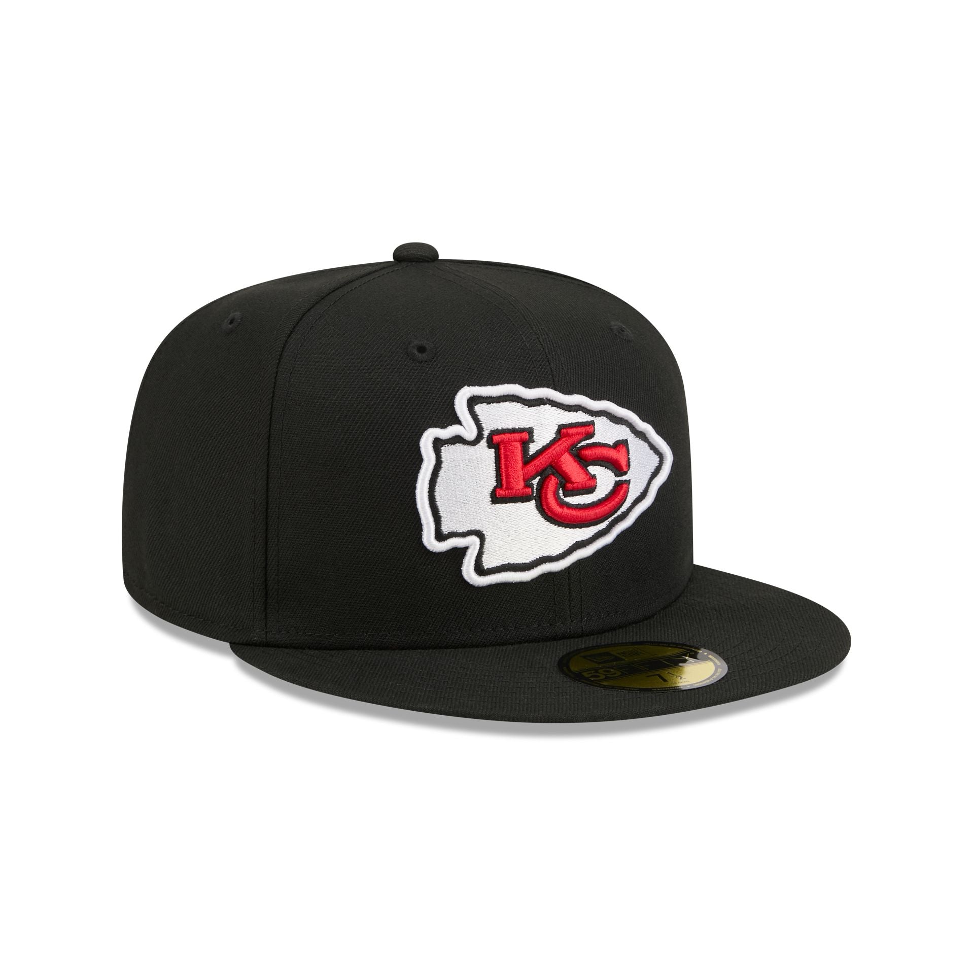 Kansas City Chiefs Black Basic 59FIFTY Fitted Hat