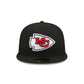 Kansas City Chiefs Black Basic 59FIFTY Fitted Hat