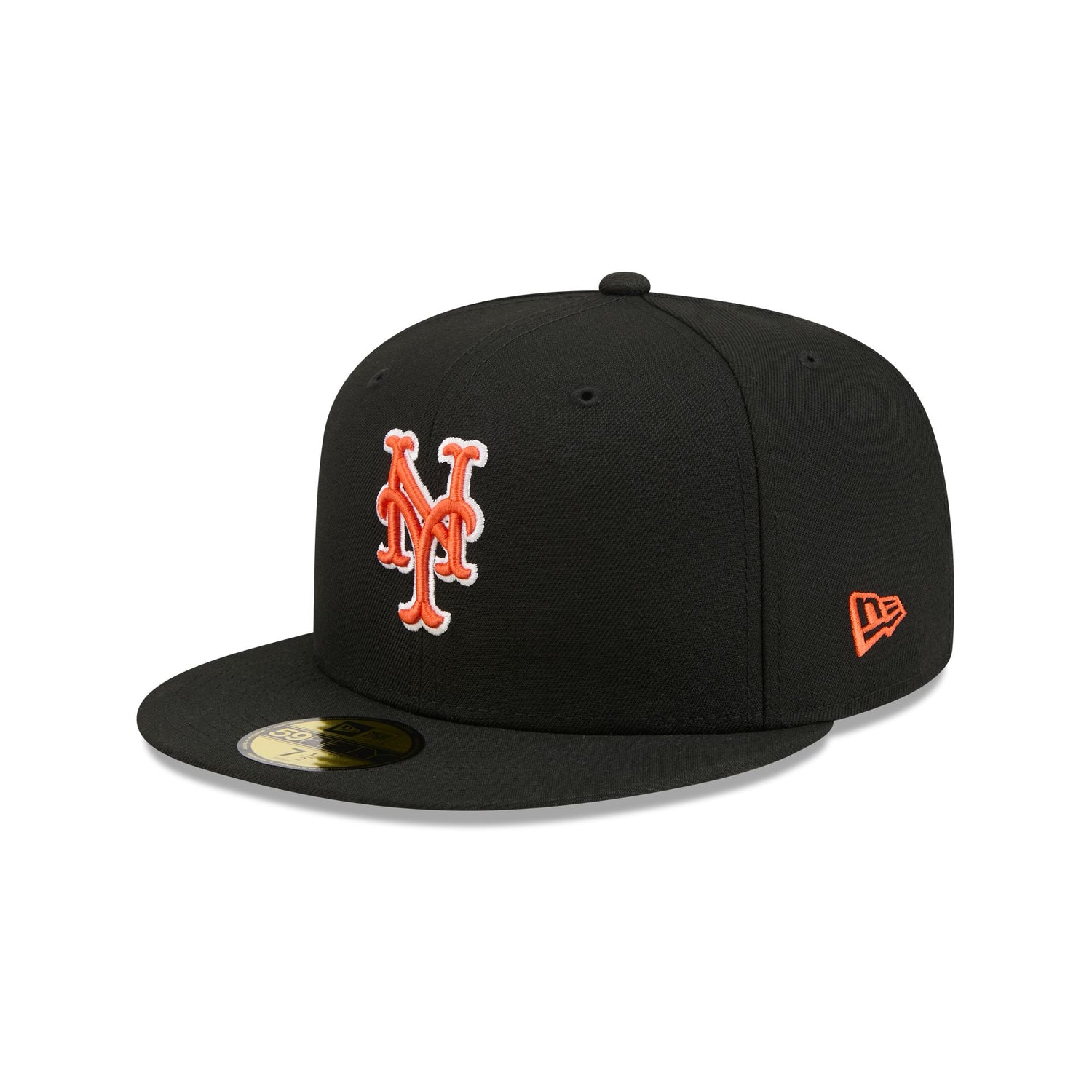 New York Mets Black Basic 59FIFTY Fitted Hat