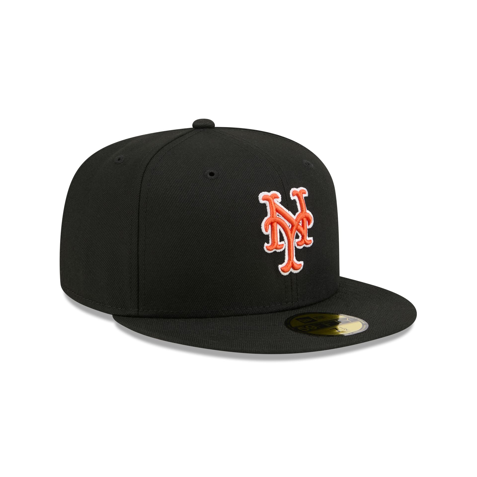 New York Mets Black Basic 59FIFTY Fitted Hat – New Era Cap