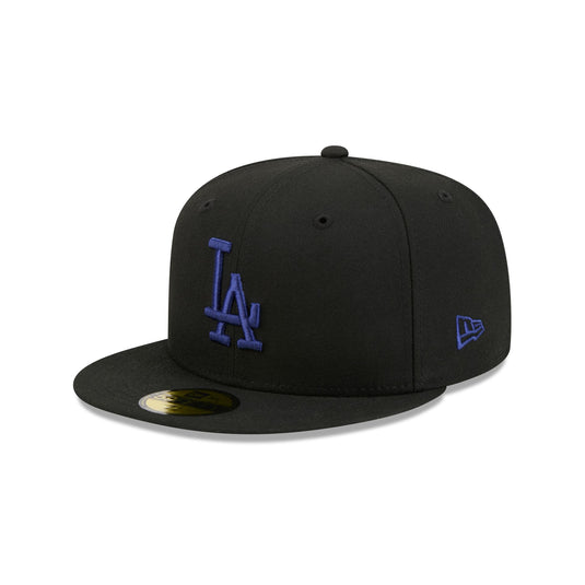 Los Angeles Dodgers Black Basic 59FIFTY Fitted Hat - New Era Cap