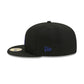 Los Angeles Dodgers Black Basic 59FIFTY Fitted Hat