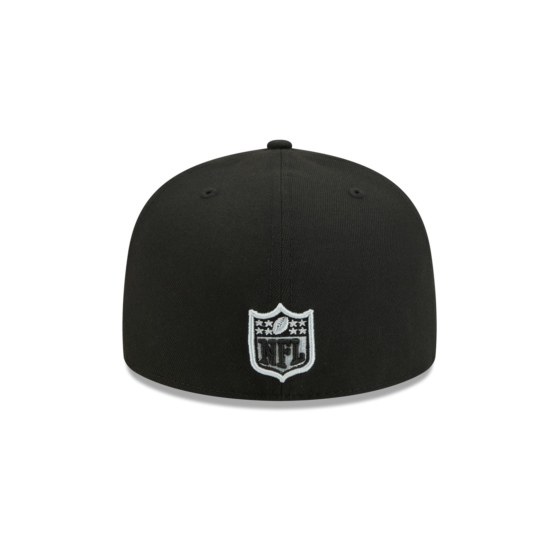 Las Vegas Raiders Black Basic 59FIFTY Fitted Hat