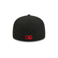 Los Angeles Angels Black Basic 59FIFTY Fitted Hat