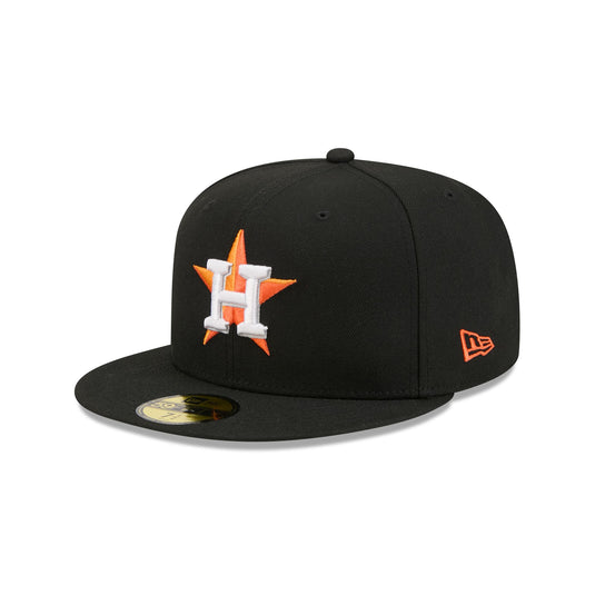 Houston Astros Black Basic 59FIFTY Fitted Hat - New Era Cap