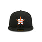 Houston Astros Black Basic 59FIFTY Fitted Hat