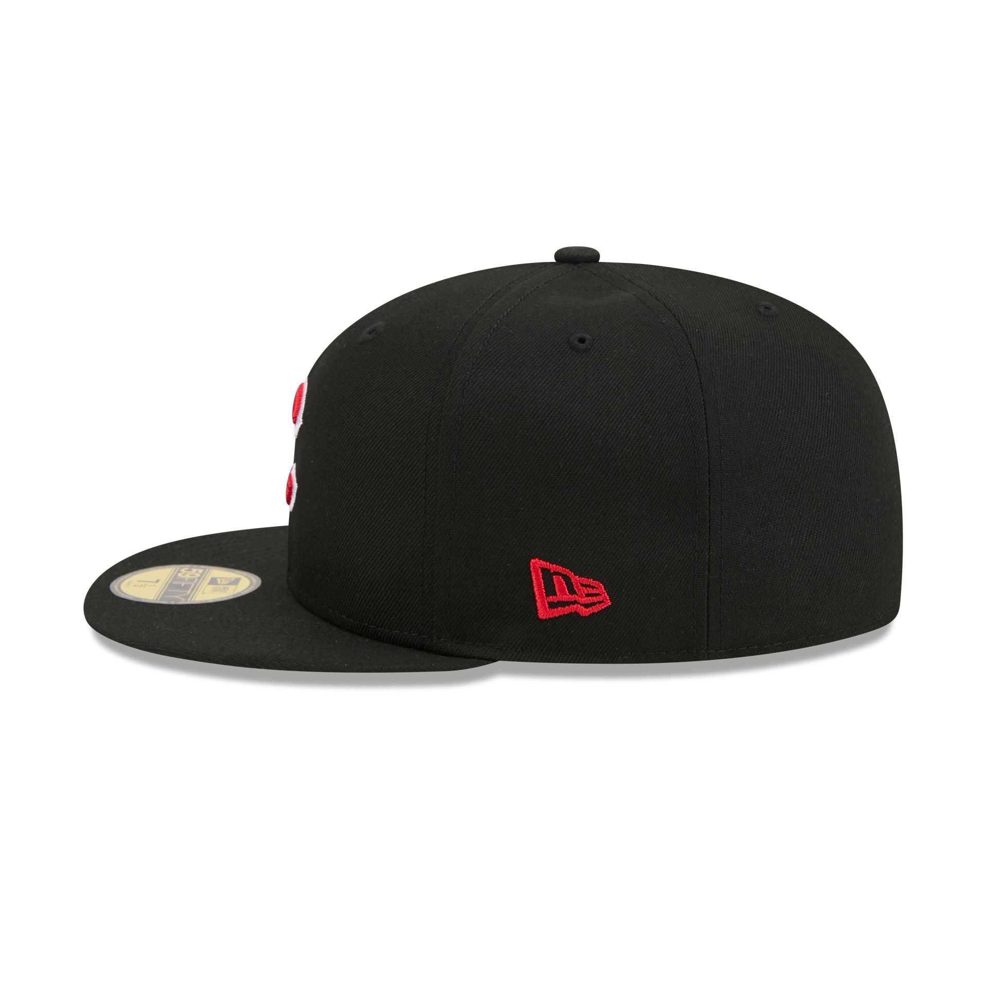 Chicago Cubs Black Basic 59FIFTY Fitted Hat