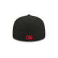 Chicago Cubs Black Basic 59FIFTY Fitted Hat