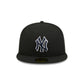 New York Yankees Black Basic 59FIFTY Fitted Hat